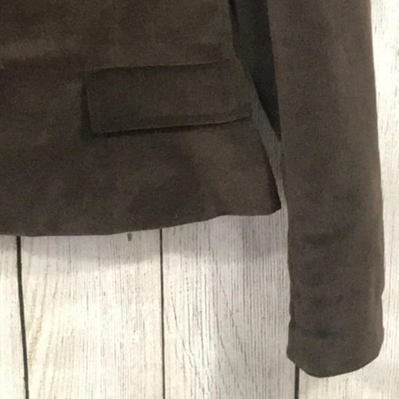 Ralph Lauren Brown Velvet Fitted Classic Blazer - Picture 3 of 8